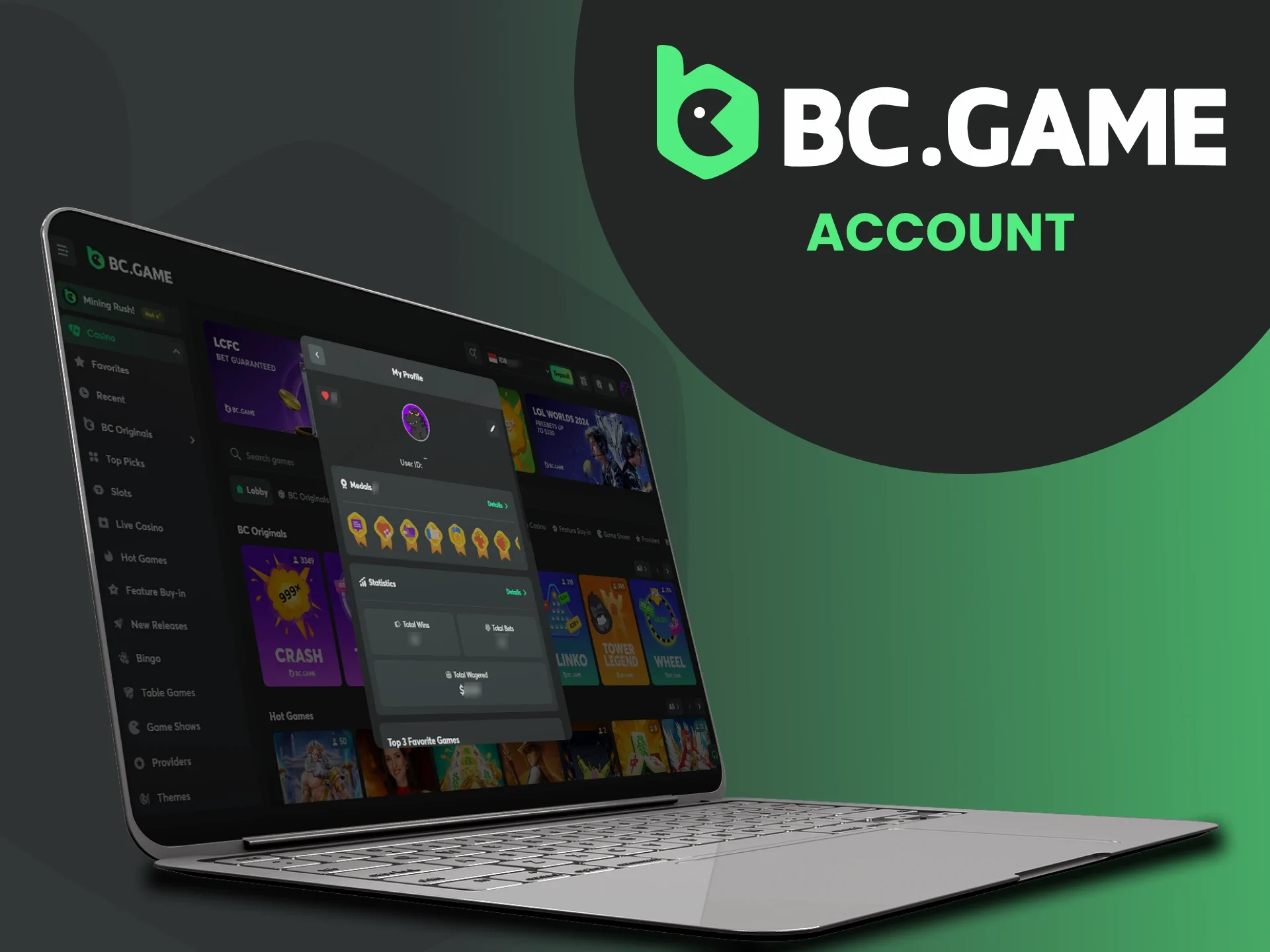 Cara membuat akun di platform BC Game.