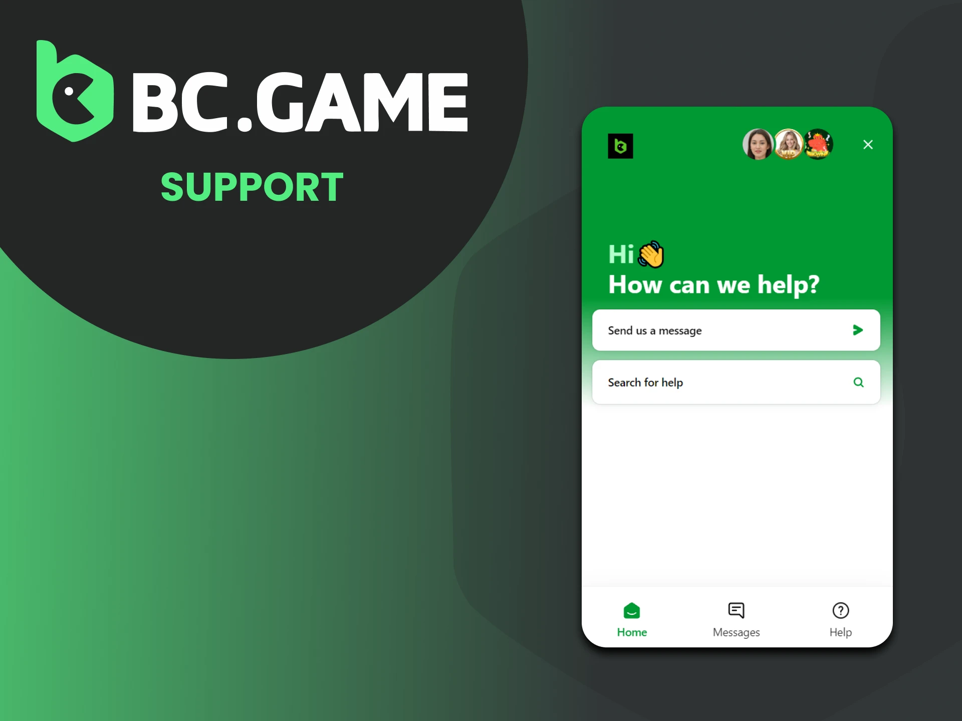 Dukungan yang cepat dan efisien untuk semua kebutuhan Anda di BC Game.