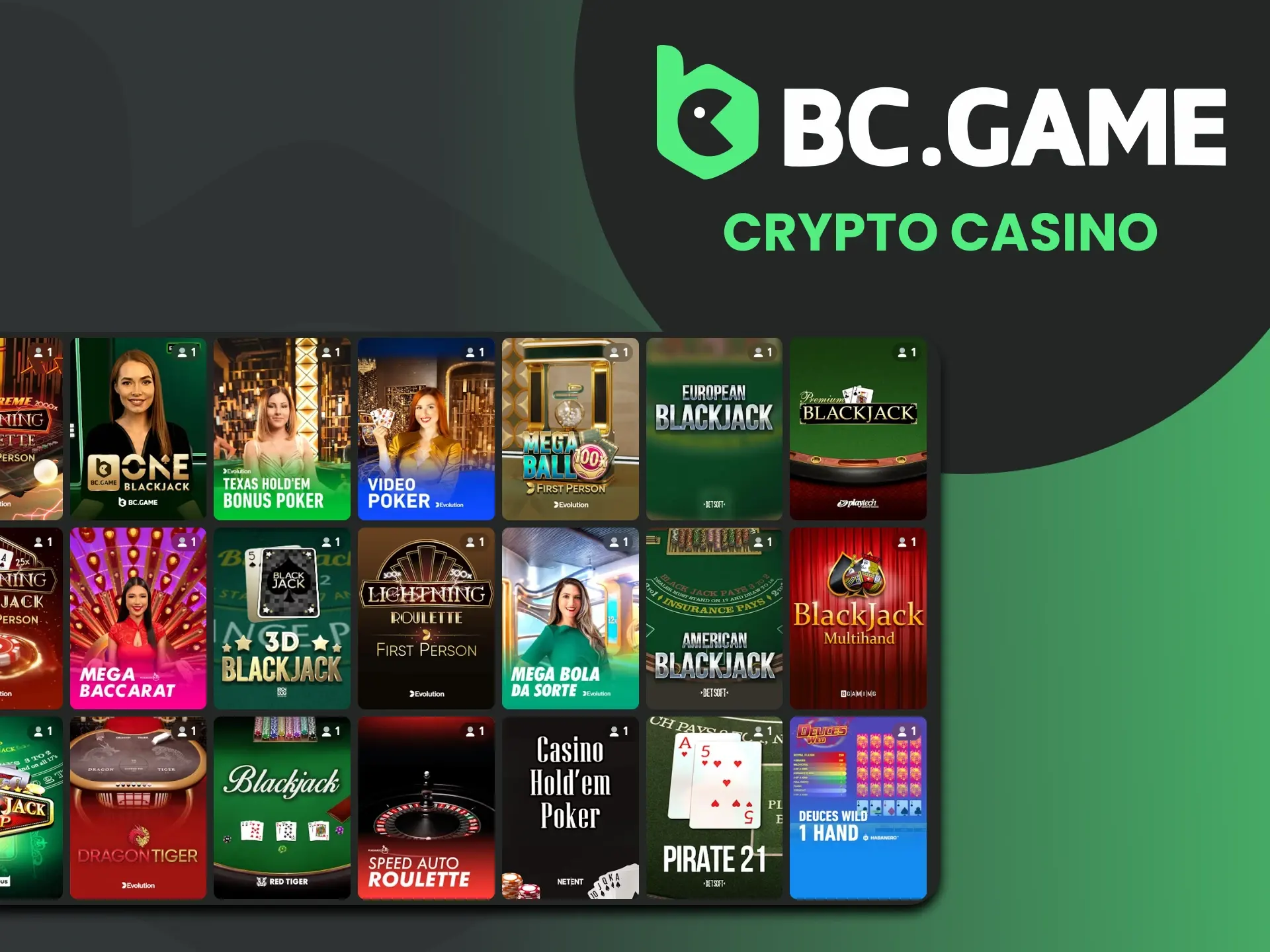 Di BC Game, Anda akan menemukan berbagai macam metode mata uang kripto yang andal.
