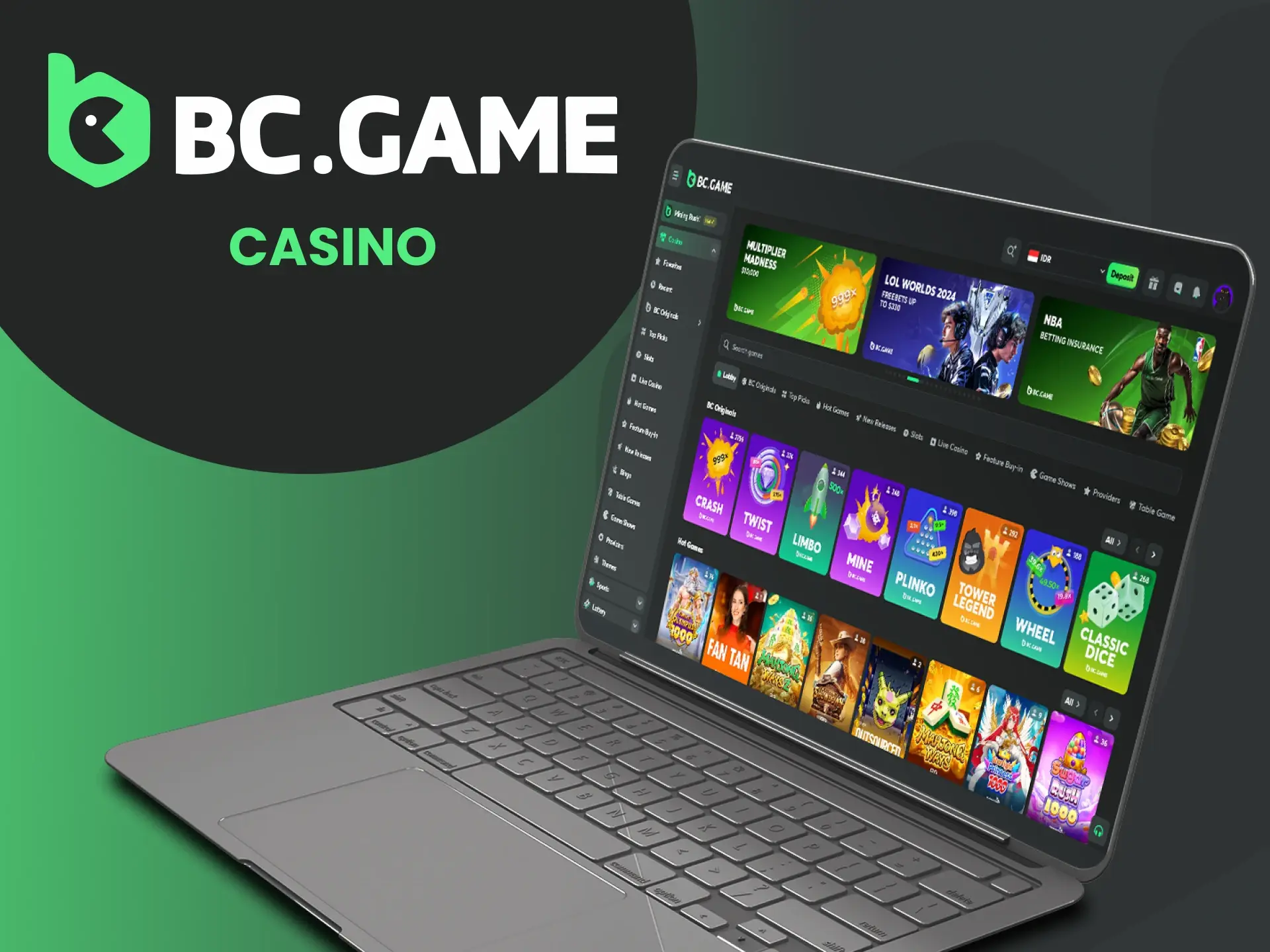 Masuk ke platform BC Game dan manfaatkan perpustakaan game yang berisi lebih dari 5.000 judul.