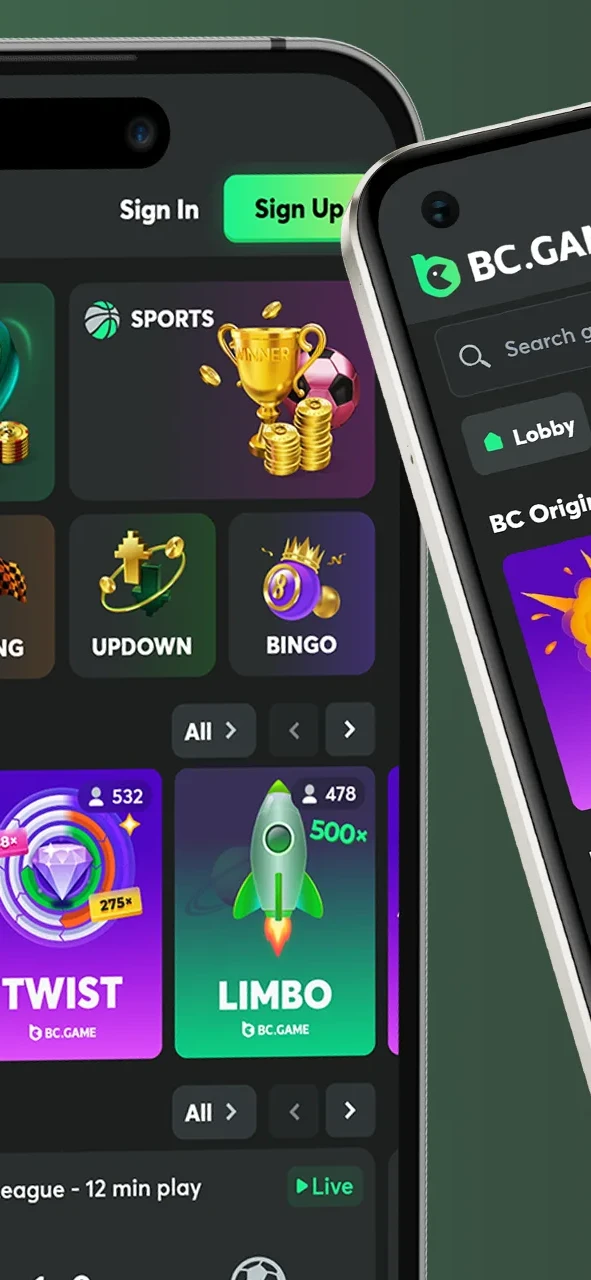 Mulailah perjalanan Anda yang mengasyikkan melalui dunia kasino dengan BC Game.