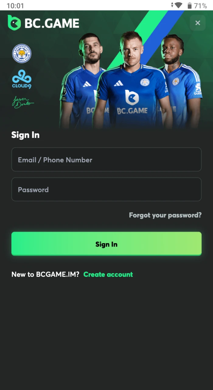 Cara menarik uang yang dimenangkan di situs web kasino online BC Game.